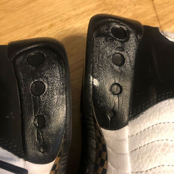 Jordan black white and gold Jumpman Pro youth sneakers tennis shoes, size 4.5 - Picture 8 of 9